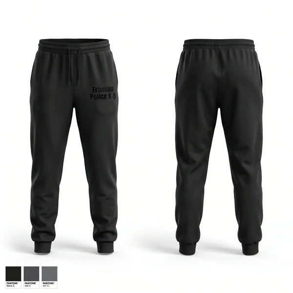 Sweatpants, Franklin Police K9, Police, Teamtime, Team time, sublimation, custom sports apparel, team uniforms, spirit wear, spiritwear, sports uniforms, custom shirts, team store, custom team store, fundraiser sports, apparel fundraiser