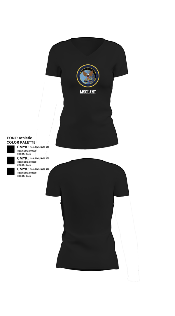 Womens Short Sleeve Vneck Shirt, MSCLANT, Navy, Teamtime, Team time, sublimation, custom sports apparel, team uniforms, spirit wear, spiritwear, sports uniforms, custom shirts, team store, custom team store, fundraiser sports, apparel fundraiser