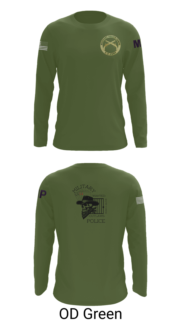 Long Sleeve Performance Shirt, 3RD PLATOON OUTLAWS, Army, Teamtime, Team time, sublimation, custom sports apparel, team uniforms, spirit wear, spiritwear, sports uniforms, custom shirts, team store, custom team store, fundraiser sports, apparel fundraiser