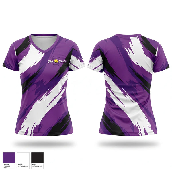 Womens Short Sleeve Vneck Shirt, Hot Shot, Softball, Teamtime, Team time, sublimation, custom sports apparel, team uniforms, spirit wear, spiritwear, sports uniforms, custom shirts, team store, custom team store, fundraiser sports, apparel fundraiser