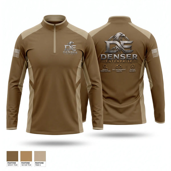 Quarter Zip Jacket, Denser Enterprise, , Teamtime, Team time, sublimation, custom sports apparel, team uniforms, spirit wear, spiritwear, sports uniforms, custom shirts, team store, custom team store, fundraiser sports, apparel fundraiser