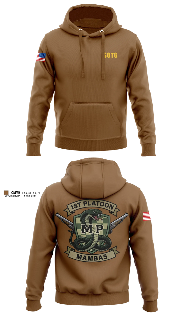 Hoodie, 410TH Military Police Mambas, Army, Teamtime, Team time, sublimation, custom sports apparel, team uniforms, spirit wear, spiritwear, sports uniforms, custom shirts, team store, custom team store, fundraiser sports, apparel fundraiser