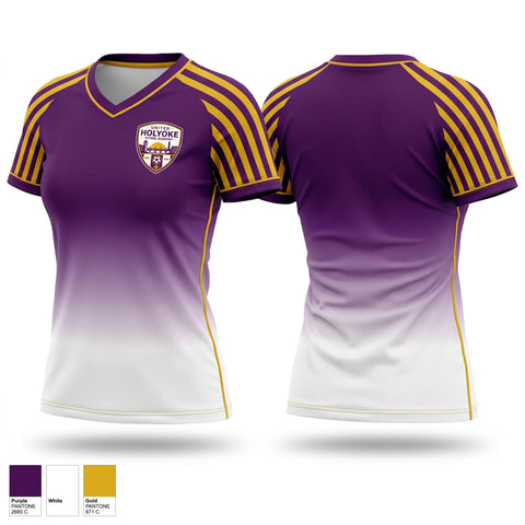 Womens Short Sleeve Vneck Shirt, United Holyoke Futbol Academy, Women's Soccer, Teamtime, Team time, sublimation, custom sports apparel, team uniforms, spirit wear, spiritwear, sports uniforms, custom shirts, team store, custom team store, fundraiser sports, apparel fundraiser
