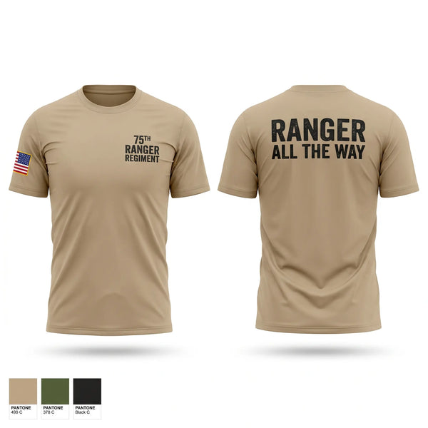 Short Sleeve Performance Shirt, 75th ranger regiment, Army, Teamtime, Team time, sublimation, custom sports apparel, team uniforms, spirit wear, spiritwear, sports uniforms, custom shirts, team store, custom team store, fundraiser sports, apparel fundraiser