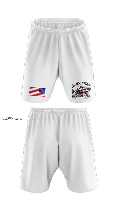 Athletic Shorts With Pockets, Shark Attack Response Team, , Teamtime, Team time, sublimation, custom sports apparel, team uniforms, spirit wear, spiritwear, sports uniforms, custom shirts, team store, custom team store, fundraiser sports, apparel fundraiser