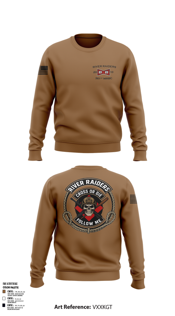 Crew Neck Sweatshirt, 361st MRB, Army, Teamtime, Team time, sublimation, custom sports apparel, team uniforms, spirit wear, spiritwear, sports uniforms, custom shirts, team store, custom team store, fundraiser sports, apparel fundraiser