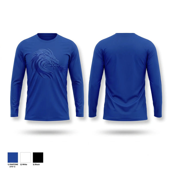 Long Sleeve Performance Shirt, Dragons Breath, Men's Basketball, Teamtime, Team time, sublimation, custom sports apparel, team uniforms, spirit wear, spiritwear, sports uniforms, custom shirts, team store, custom team store, fundraiser sports, apparel fundraiser