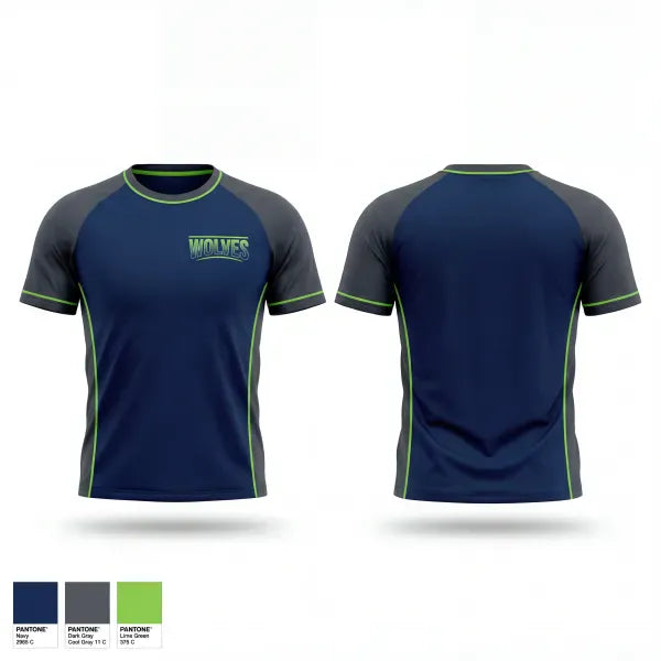 Short Sleeve Performance Shirt, Wolves, Baseball, Teamtime, Team time, sublimation, custom sports apparel, team uniforms, spirit wear, spiritwear, sports uniforms, custom shirts, team store, custom team store, fundraiser sports, apparel fundraiser