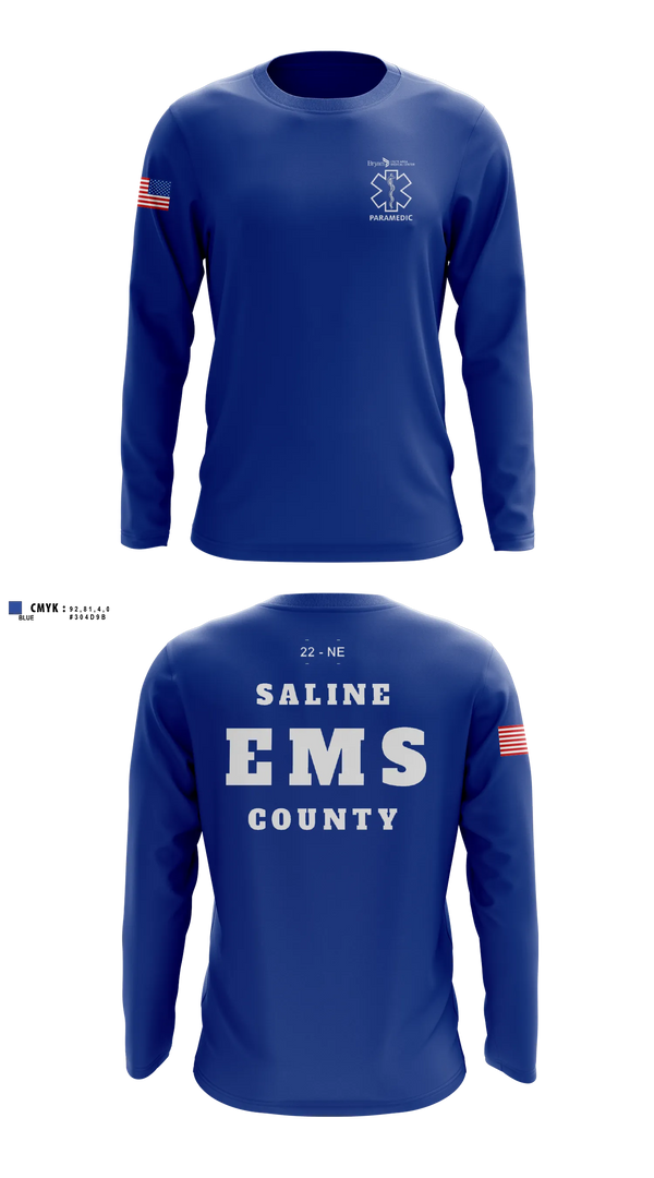 Long Sleeve Performance Shirt, Crete Area Medical Center EMS, EMS/EMT, Teamtime, Team time, sublimation, custom sports apparel, team uniforms, spirit wear, spiritwear, sports uniforms, custom shirts, team store, custom team store, fundraiser sports, apparel fundraiser