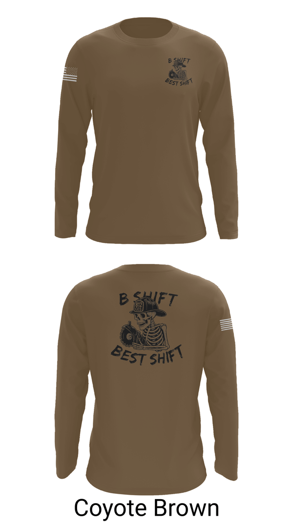 Long Sleeve Performance Shirt, 812 CES (B shift), Air Force, Teamtime, Team time, sublimation, custom sports apparel, team uniforms, spirit wear, spiritwear, sports uniforms, custom shirts, team store, custom team store, fundraiser sports, apparel fundraiser