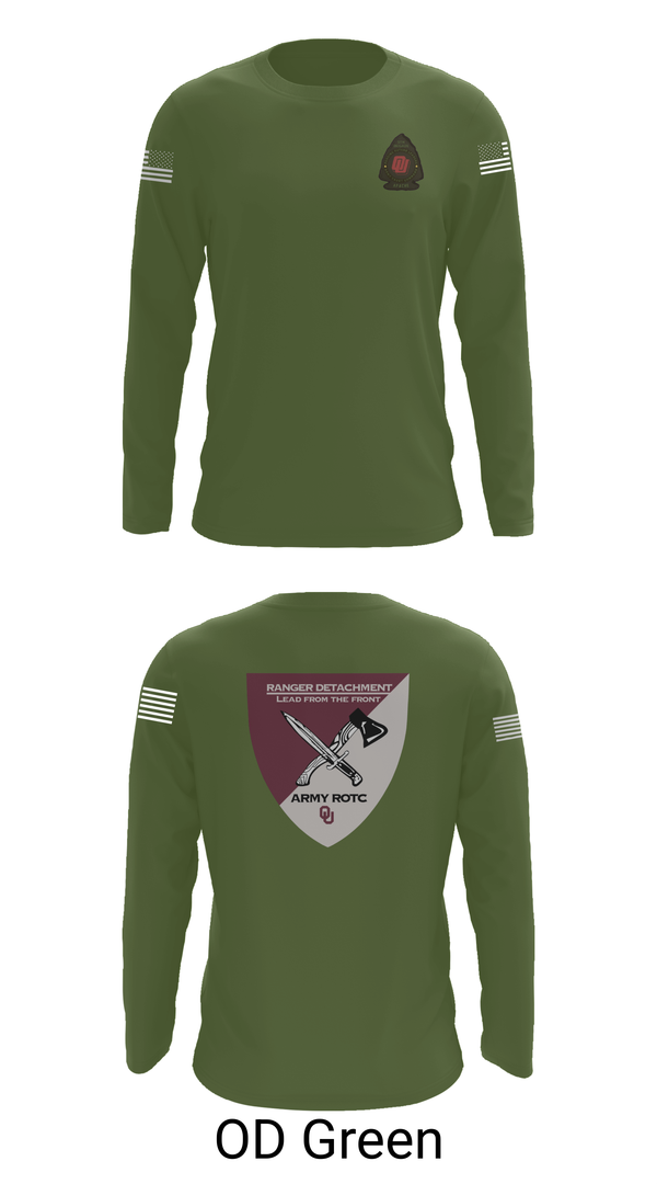 Long Sleeve Performance Shirt, FY 25-26 OU RC, Army, Teamtime, Team time, sublimation, custom sports apparel, team uniforms, spirit wear, spiritwear, sports uniforms, custom shirts, team store, custom team store, fundraiser sports, apparel fundraiser