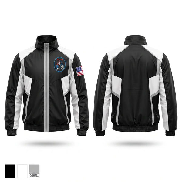 Windbreaker, 33D Range & Aggressor Squadron, Space Force, Teamtime, Team time, sublimation, custom sports apparel, team uniforms, spirit wear, spiritwear, sports uniforms, custom shirts, team store, custom team store, fundraiser sports, apparel fundraiser