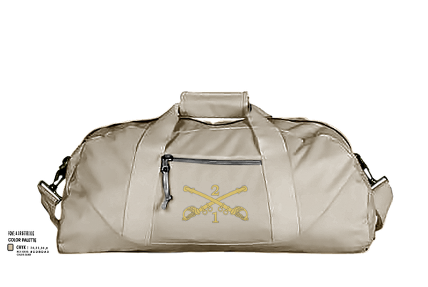 Duffle Bag, 2nd Armored Cavalry Regiment, , Teamtime, Team time, sublimation, custom sports apparel, team uniforms, spirit wear, spiritwear, sports uniforms, custom shirts, team store, custom team store, fundraiser sports, apparel fundraiser