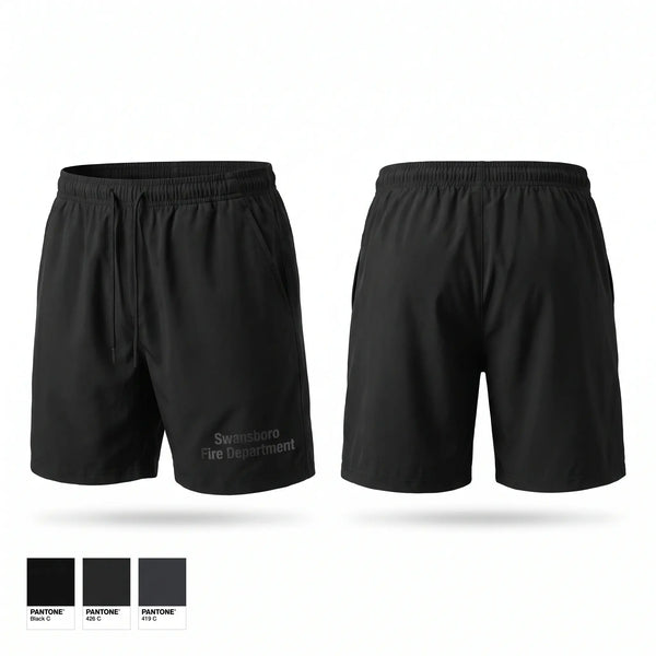 Athletic Shorts With Pockets, Swansboro Fire Department, Fire Department, Teamtime, Team time, sublimation, custom sports apparel, team uniforms, spirit wear, spiritwear, sports uniforms, custom shirts, team store, custom team store, fundraiser sports, apparel fundraiser