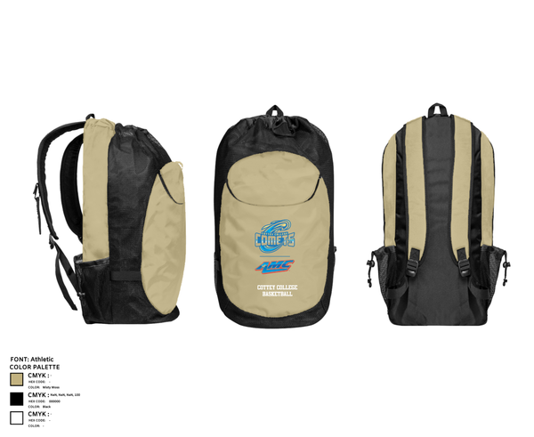 Gear Bag, Cottey College Basketball, Women's Basketball, Teamtime, Team time, sublimation, custom sports apparel, team uniforms, spirit wear, spiritwear, sports uniforms, custom shirts, team store, custom team store, fundraiser sports, apparel fundraiser