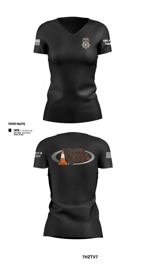 Womens Short Sleeve Vneck Shirt, TTO, Police, Teamtime, Team time, sublimation, custom sports apparel, team uniforms, spirit wear, spiritwear, sports uniforms, custom shirts, team store, custom team store, fundraiser sports, apparel fundraiser
