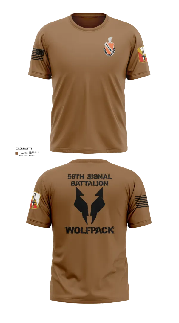 Old School Cotton Feel Shirt, 56th Signal Battalion, Army, Teamtime, Team time, sublimation, custom sports apparel, team uniforms, spirit wear, spiritwear, sports uniforms, custom shirts, team store, custom team store, fundraiser sports, apparel fundraiser