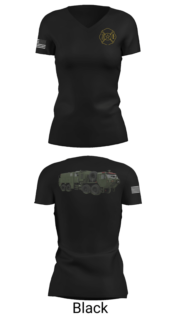 Womens Short Sleeve Vneck Shirt, 467 ENGINEER DETACHMENT FIREFIGHTER, Fire Department, Teamtime, Team time, sublimation, custom sports apparel, team uniforms, spirit wear, spiritwear, sports uniforms, custom shirts, team store, custom team store, fundraiser sports, apparel fundraiser