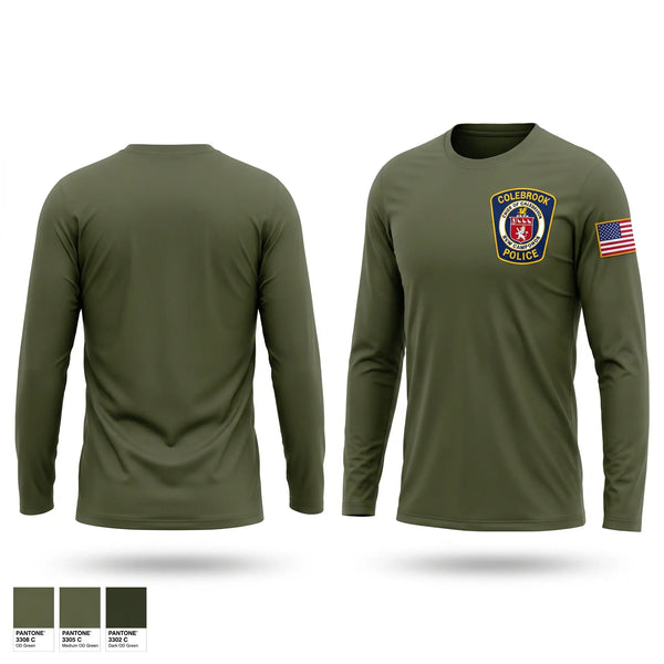 Long Sleeve Performance Shirt, Colebrook Police Department, Police, Teamtime, Team time, sublimation, custom sports apparel, team uniforms, spirit wear, spiritwear, sports uniforms, custom shirts, team store, custom team store, fundraiser sports, apparel fundraiser