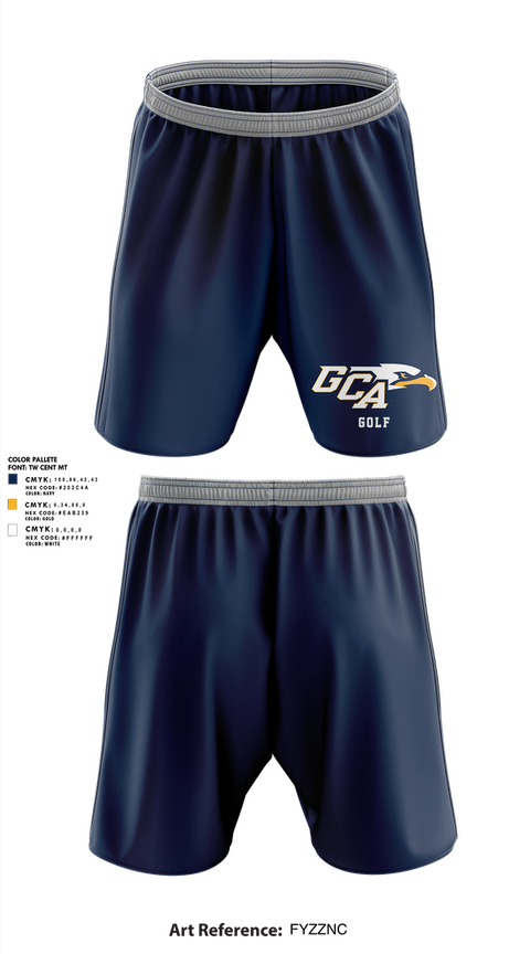 Athletic Shorts With Pockets, Grace Christian Academy Golf, Golf, Teamtime, Team time, sublimation, custom sports apparel, team uniforms, spirit wear, spiritwear, sports uniforms, custom shirts, team store, custom team store, fundraiser sports, apparel fundraiser