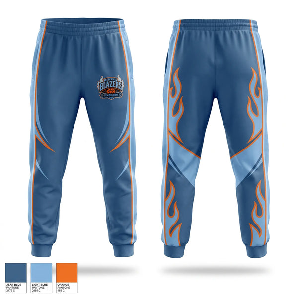 Sweatpants, Memphis Blazers, Men's Basketball, Teamtime, Team time, sublimation, custom sports apparel, team uniforms, spirit wear, spiritwear, sports uniforms, custom shirts, team store, custom team store, fundraiser sports, apparel fundraiser