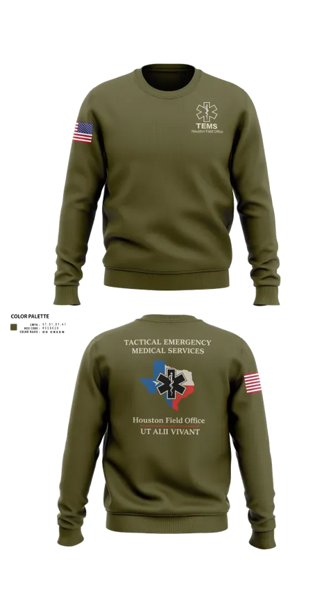 Crew Neck Sweatshirt, , Police, Teamtime, Team time, sublimation, custom sports apparel, team uniforms, spirit wear, spiritwear, sports uniforms, custom shirts, team store, custom team store, fundraiser sports, apparel fundraiser