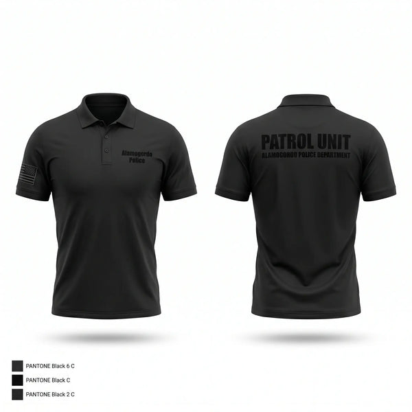 Short Sleeve Performance Polo, Alamogordo Police, Police, Teamtime, Team time, sublimation, custom sports apparel, team uniforms, spirit wear, spiritwear, sports uniforms, custom shirts, team store, custom team store, fundraiser sports, apparel fundraiser