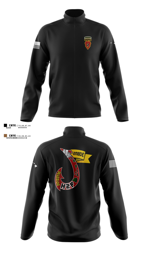 Fleece Jacket, H2F, 2nd Mobile Brigade, 25th Infantry Division, Army, Teamtime, Team time, sublimation, custom sports apparel, team uniforms, spirit wear, spiritwear, sports uniforms, custom shirts, team store, custom team store, fundraiser sports, apparel fundraiser