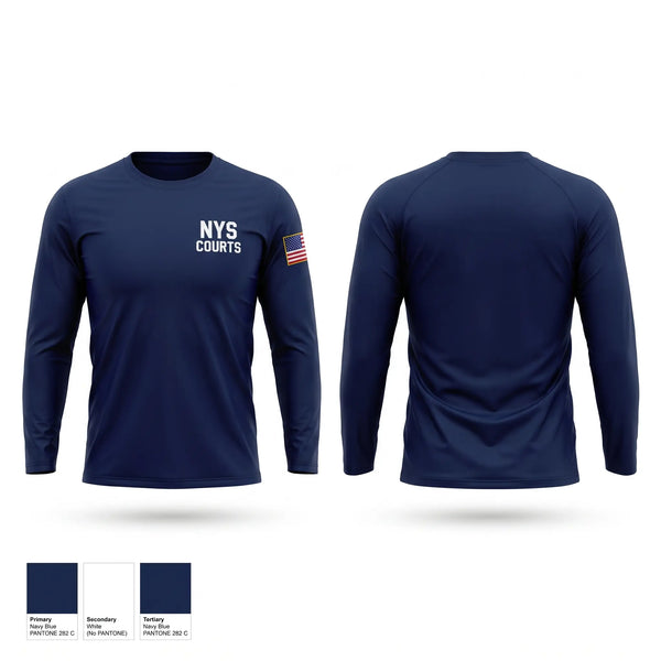 Long Sleeve Performance Shirt, NYS Courts, Police, Teamtime, Team time, sublimation, custom sports apparel, team uniforms, spirit wear, spiritwear, sports uniforms, custom shirts, team store, custom team store, fundraiser sports, apparel fundraiser