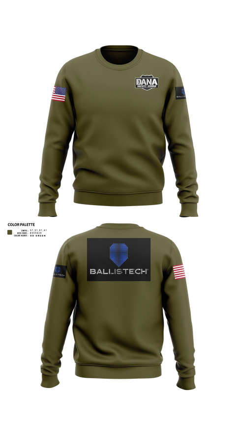 Crew Neck Sweatshirt, Alabama SalesDana Safety Supply, Police, Teamtime, Team time, sublimation, custom sports apparel, team uniforms, spirit wear, spiritwear, sports uniforms, custom shirts, team store, custom team store, fundraiser sports, apparel fundraiser