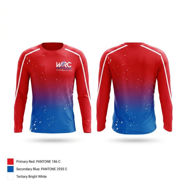 Long Sleeve Performance Shirt, Wellington Runners Club, Spirit Store, Teamtime, Team time, sublimation, custom sports apparel, team uniforms, spirit wear, spiritwear, sports uniforms, custom shirts, team store, custom team store, fundraiser sports, apparel fundraiser