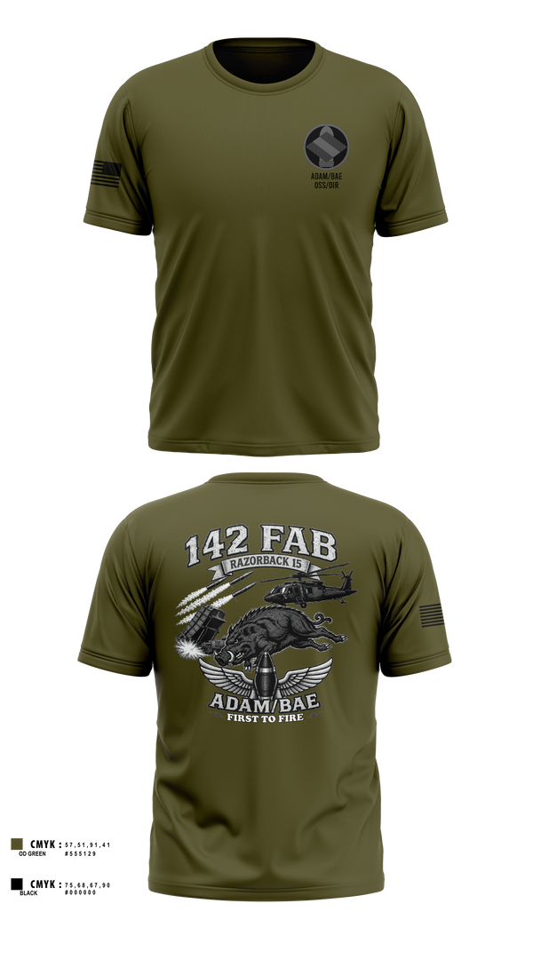 Short Sleeve Performance Shirt, 142nd, Army, Teamtime, Team time, sublimation, custom sports apparel, team uniforms, spirit wear, spiritwear, sports uniforms, custom shirts, team store, custom team store, fundraiser sports, apparel fundraiser