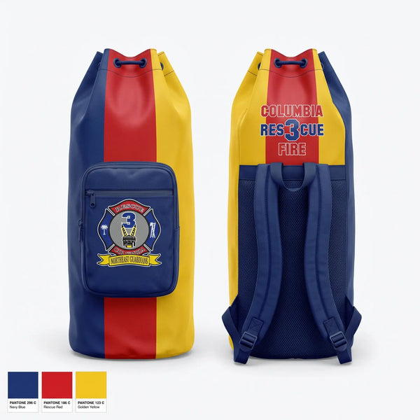 Gear Bag, Columbia Fire Department RESCUE3, Fire Department, Teamtime, Team time, sublimation, custom sports apparel, team uniforms, spirit wear, spiritwear, sports uniforms, custom shirts, team store, custom team store, fundraiser sports, apparel fundraiser