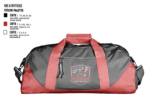 Duffle Bag, Diesel, Softball, Teamtime, Team time, sublimation, custom sports apparel, team uniforms, spirit wear, spiritwear, sports uniforms, custom shirts, team store, custom team store, fundraiser sports, apparel fundraiser