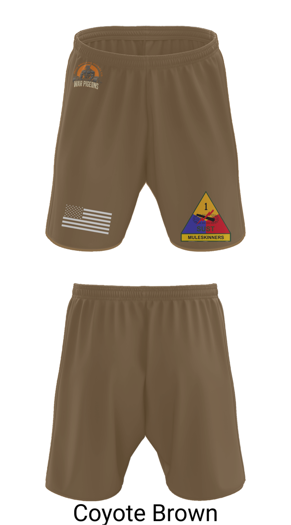 Athletic Shorts With Pockets, 261st War Pigeons, Army, Teamtime, Team time, sublimation, custom sports apparel, team uniforms, spirit wear, spiritwear, sports uniforms, custom shirts, team store, custom team store, fundraiser sports, apparel fundraiser