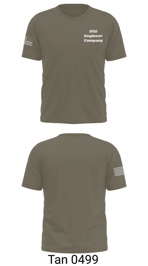 Short Sleeve Performance Shirt, 252 Engineer Company, Army, Teamtime, Team time, sublimation, custom sports apparel, team uniforms, spirit wear, spiritwear, sports uniforms, custom shirts, team store, custom team store, fundraiser sports, apparel fundraiser