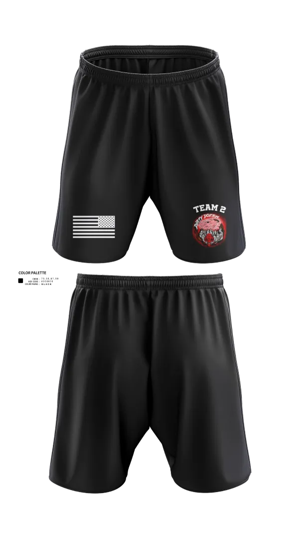 Athletic Shorts With Pockets, Dirty Dozen, , Teamtime, Team time, sublimation, custom sports apparel, team uniforms, spirit wear, spiritwear, sports uniforms, custom shirts, team store, custom team store, fundraiser sports, apparel fundraiser