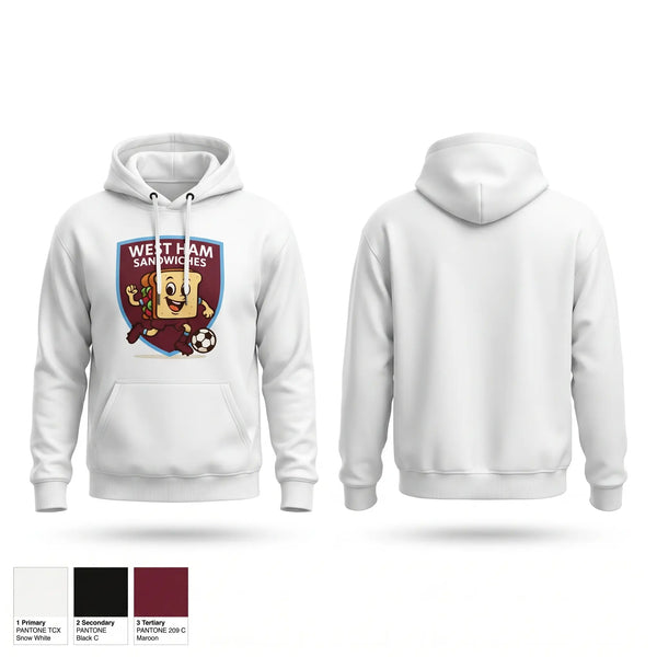 Hoodie, West Ham Sandwiches, Men's Soccer, Teamtime, Team time, sublimation, custom sports apparel, team uniforms, spirit wear, spiritwear, sports uniforms, custom shirts, team store, custom team store, fundraiser sports, apparel fundraiser