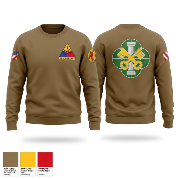 Crew Neck Sweatshirt, 2ND PLT Ghosts, Army, Teamtime, Team time, sublimation, custom sports apparel, team uniforms, spirit wear, spiritwear, sports uniforms, custom shirts, team store, custom team store, fundraiser sports, apparel fundraiser
