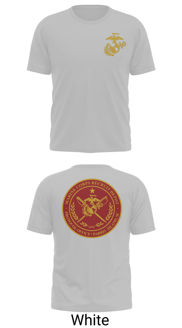 Short Sleeve Performance Shirt, MCRD Parris Island Protocol Office, Marines, Teamtime, Team time, sublimation, custom sports apparel, team uniforms, spirit wear, spiritwear, sports uniforms, custom shirts, team store, custom team store, fundraiser sports, apparel fundraiser