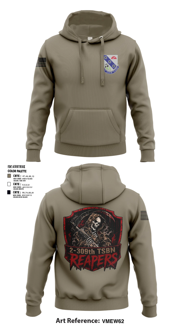 Hoodie, Reapers, Army, Teamtime, Team time, sublimation, custom sports apparel, team uniforms, spirit wear, spiritwear, sports uniforms, custom shirts, team store, custom team store, fundraiser sports, apparel fundraiser