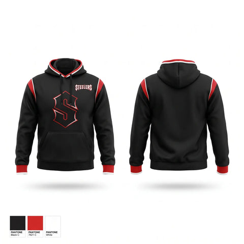 Hoodie, STEELERS, , Teamtime, Team time, sublimation, custom sports apparel, team uniforms, spirit wear, spiritwear, sports uniforms, custom shirts, team store, custom team store, fundraiser sports, apparel fundraiser