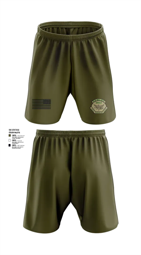 Athletic Shorts With Pockets, SEMLEC SWAT, Police, Teamtime, Team time, sublimation, custom sports apparel, team uniforms, spirit wear, spiritwear, sports uniforms, custom shirts, team store, custom team store, fundraiser sports, apparel fundraiser