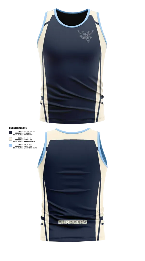 Tank Top, Ansonia Chargers, Track & Field, Teamtime, Team time, sublimation, custom sports apparel, team uniforms, spirit wear, spiritwear, sports uniforms, custom shirts, team store, custom team store, fundraiser sports, apparel fundraiser