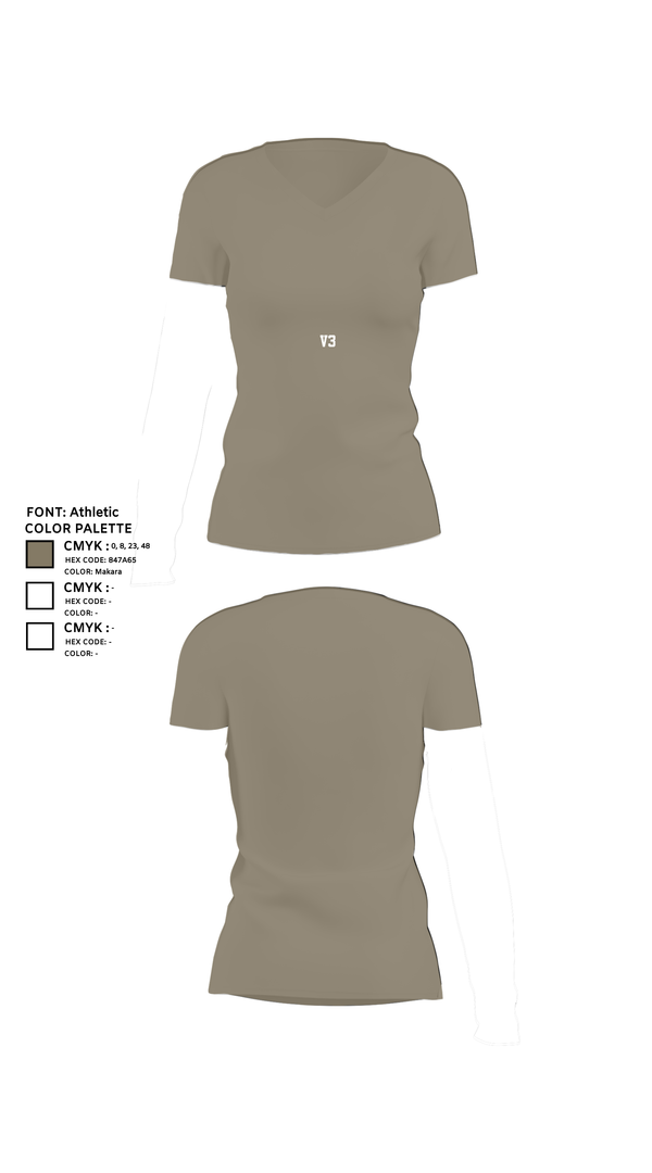 Womens Short Sleeve Vneck Shirt, V3, , Teamtime, Team time, sublimation, custom sports apparel, team uniforms, spirit wear, spiritwear, sports uniforms, custom shirts, team store, custom team store, fundraiser sports, apparel fundraiser
