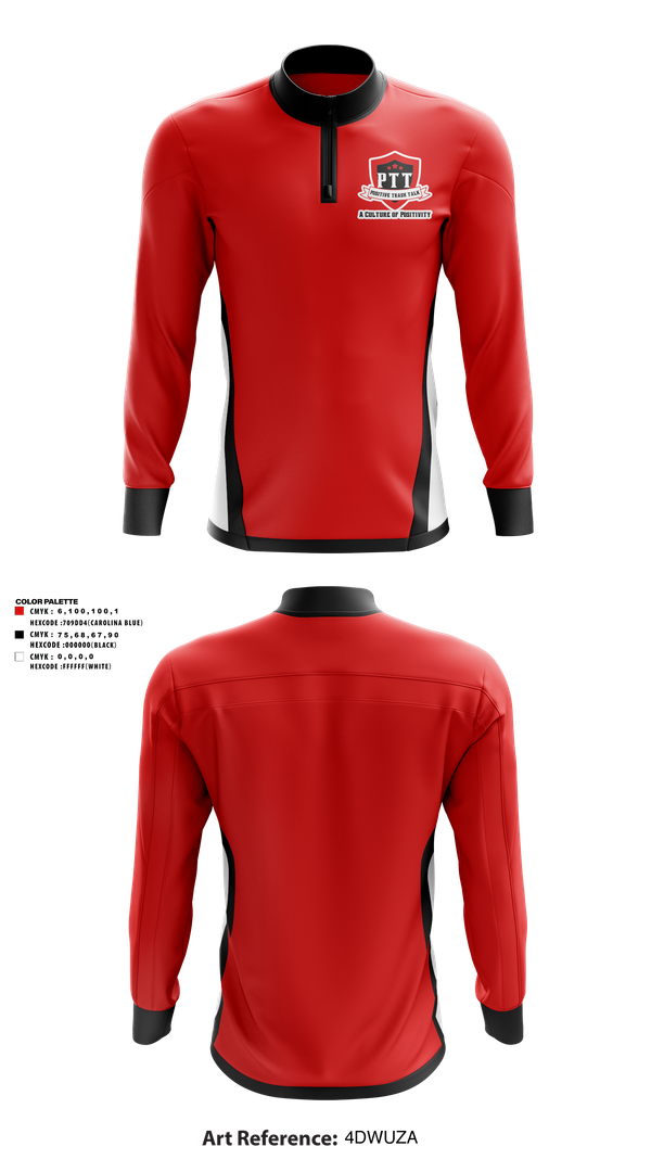 Quarter Zip Jacket, Positive Trash Talk, Women's Basketball, Teamtime, Team time, sublimation, custom sports apparel, team uniforms, spirit wear, spiritwear, sports uniforms, custom shirts, team store, custom team store, fundraiser sports, apparel fundraiser