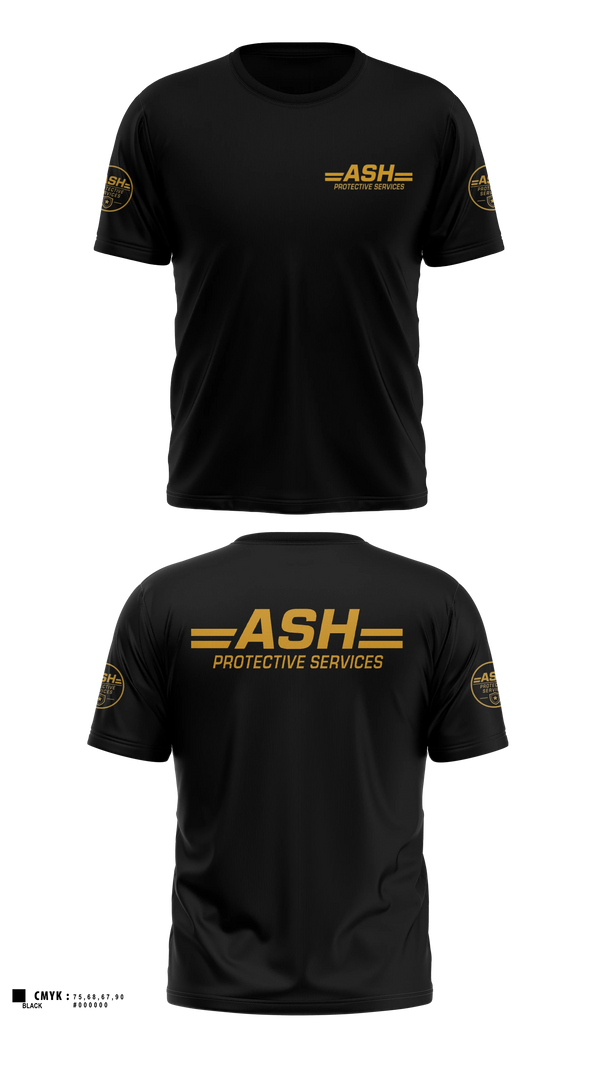 Short Sleeve Performance Shirt, ASH Protective Services, , Teamtime, Team time, sublimation, custom sports apparel, team uniforms, spirit wear, spiritwear, sports uniforms, custom shirts, team store, custom team store, fundraiser sports, apparel fundraiser