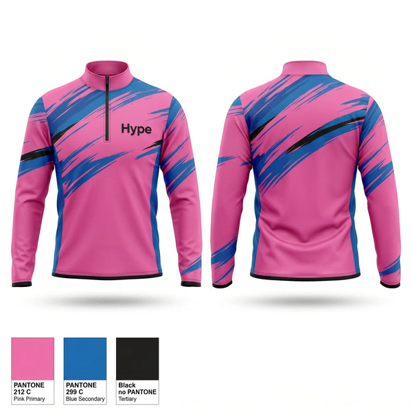 Quarter Zip Jacket, Hype, Softball, Teamtime, Team time, sublimation, custom sports apparel, team uniforms, spirit wear, spiritwear, sports uniforms, custom shirts, team store, custom team store, fundraiser sports, apparel fundraiser
