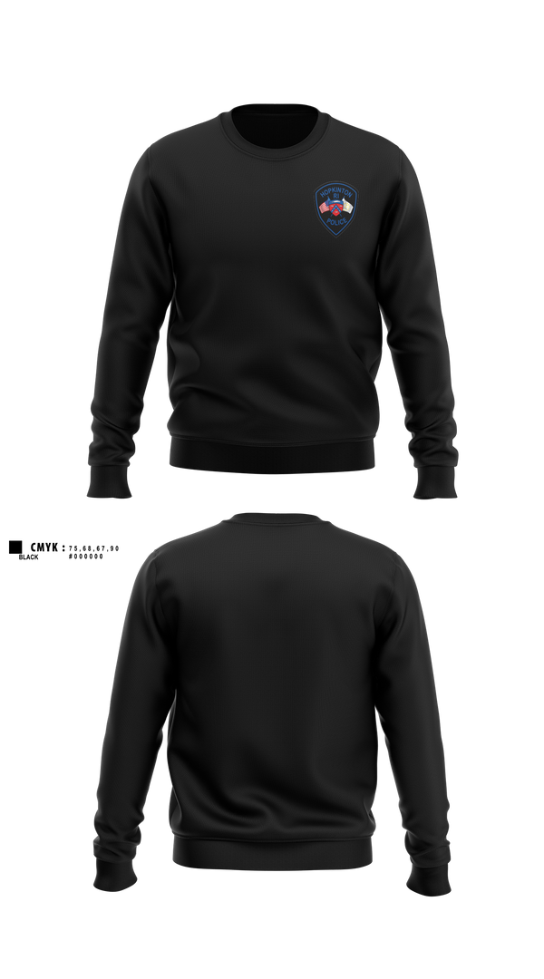 Crew Neck Sweatshirt, Hopkinton Police Department, Police, Teamtime, Team time, sublimation, custom sports apparel, team uniforms, spirit wear, spiritwear, sports uniforms, custom shirts, team store, custom team store, fundraiser sports, apparel fundraiser
