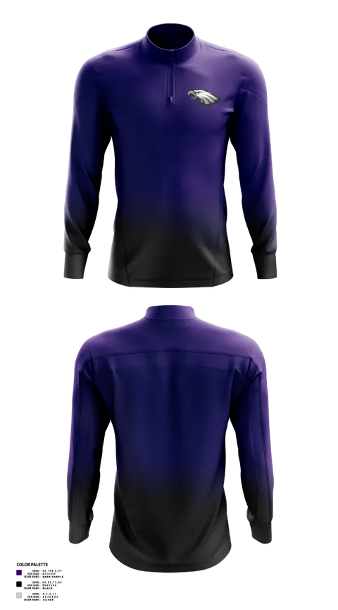 Quarter Zip Jacket, Southern Valley Eagles, Men's Basketball, Teamtime, Team time, sublimation, custom sports apparel, team uniforms, spirit wear, spiritwear, sports uniforms, custom shirts, team store, custom team store, fundraiser sports, apparel fundraiser